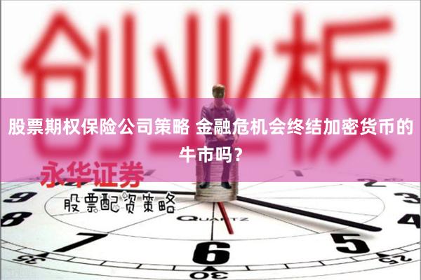 股票期权保险公司策略 金融危机会终结加密货币的牛市吗？