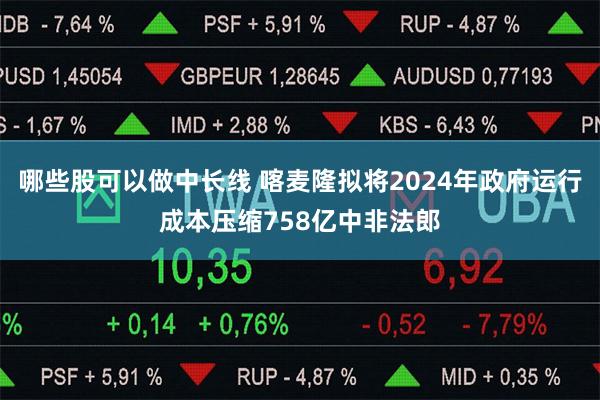 哪些股可以做中长线 喀麦隆拟将2024年政府运行成本压缩758亿中非法郎