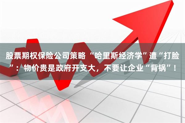 股票期权保险公司策略 “哈里斯经济学”遭“打脸”：物价贵是政府开支大，不要让企业“背锅”！
