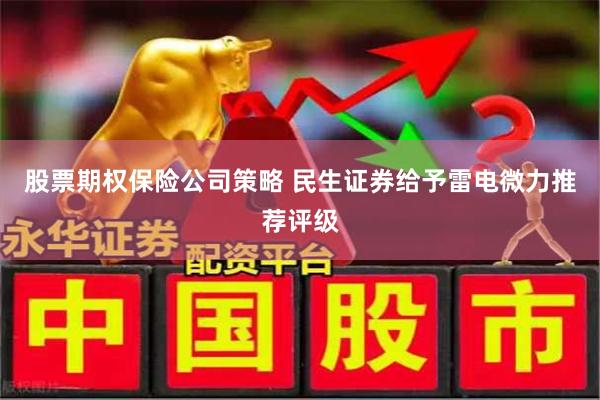 股票期权保险公司策略 民生证券给予雷电微力推荐评级