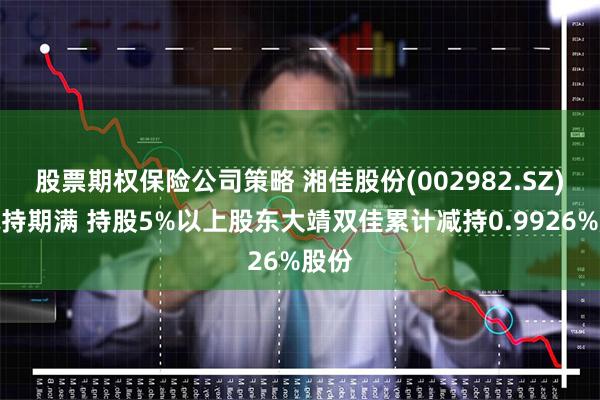 股票期权保险公司策略 湘佳股份(002982.SZ)：减持期满 持股5%以上股东大靖双佳累计减持0.9926%股份