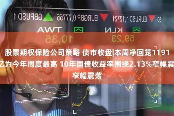 股票期权保险公司策略 债市收盘|本周净回笼11916亿为今年周度最高 10年国债收益率围绕2.13%窄幅震荡