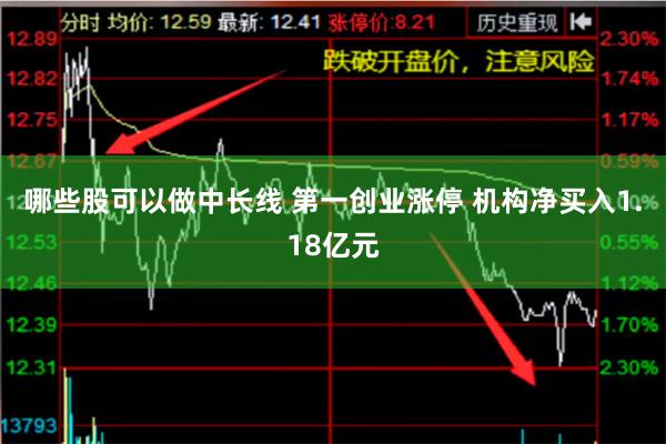 哪些股可以做中长线 第一创业涨停 机构净买入1.18亿元