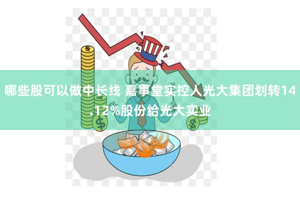 哪些股可以做中长线 嘉事堂实控人光大集团划转14.12%股份给光大实业