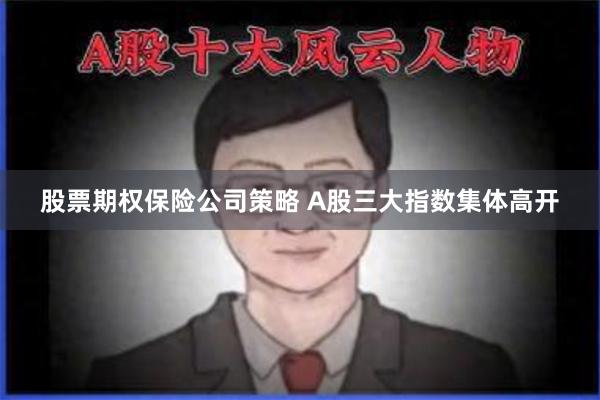 股票期权保险公司策略 A股三大指数集体高开