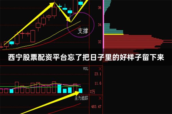 西宁股票配资平台忘了把日子里的好样子留下来